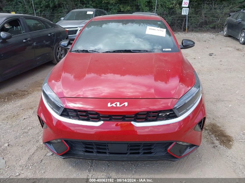 2022 Kia Forte Gt VIN: 3KPF44AC8NE485470 Lot: 40063192