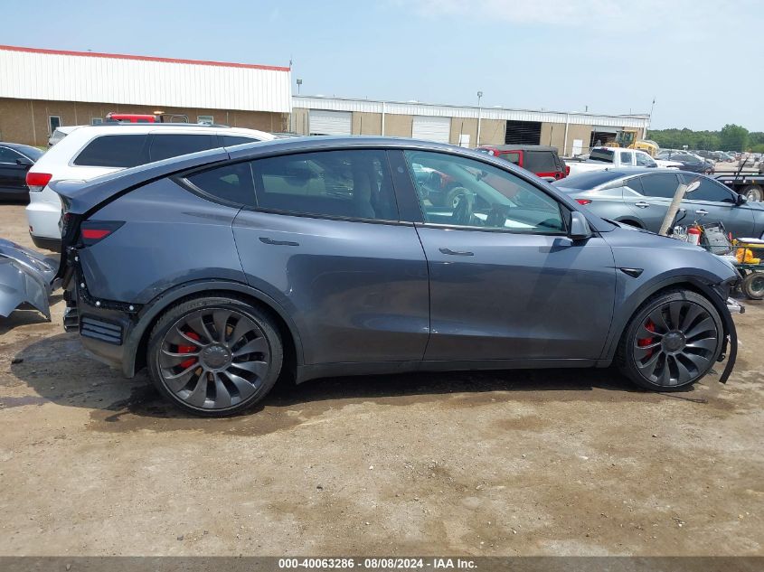 2023 Tesla Model Y Awd/Performance Dual Motor All-Wheel Drive VIN: 7SAYGDEF2PF978372 Lot: 40063286