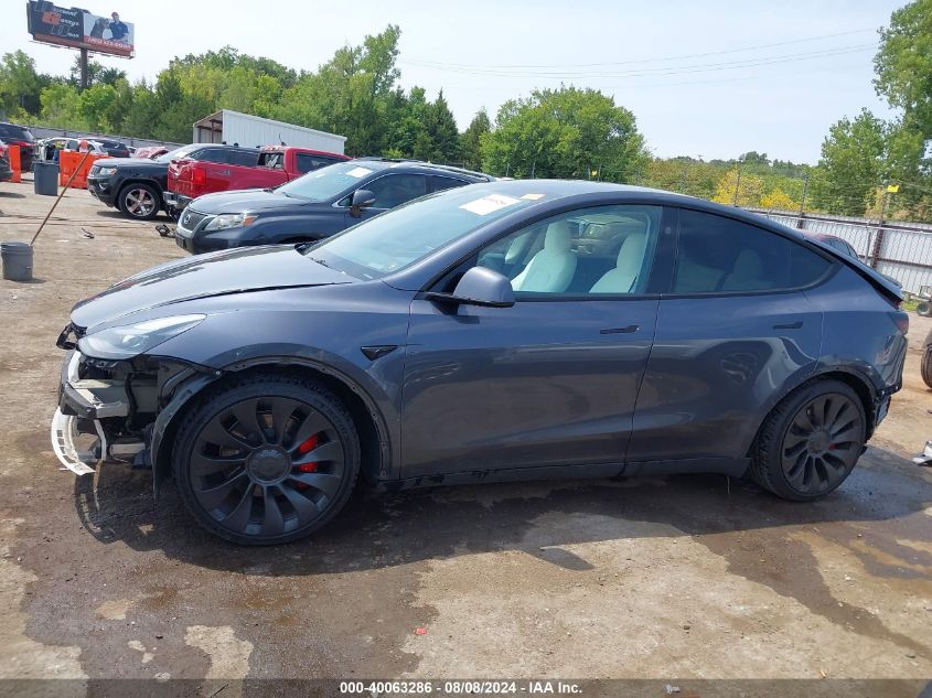 2023 Tesla Model Y Awd/Performance Dual Motor All-Wheel Drive VIN: 7SAYGDEF2PF978372 Lot: 40063286