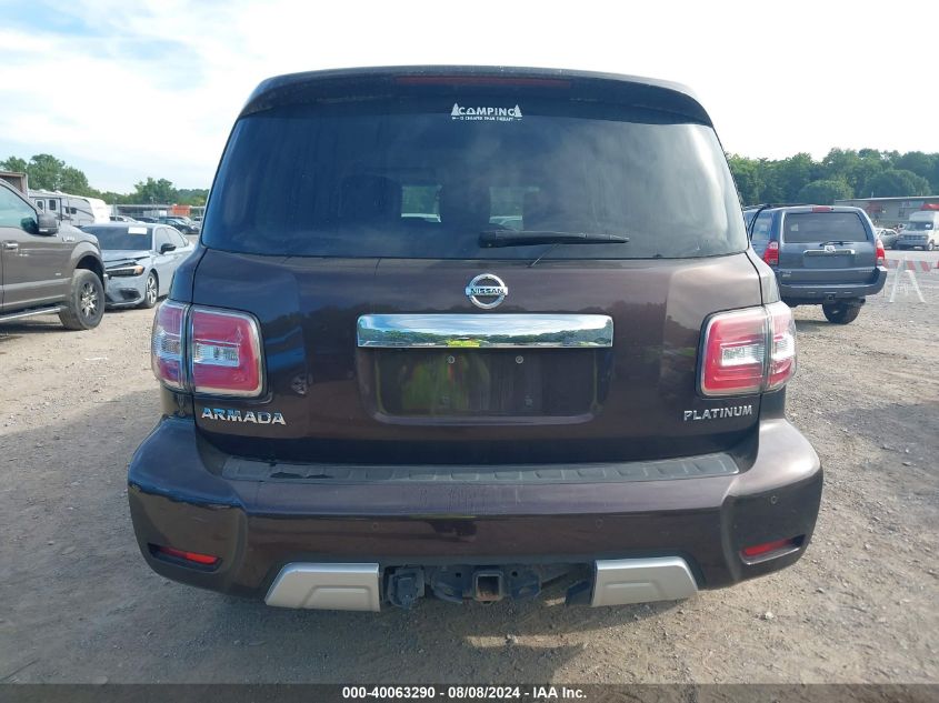 2017 Nissan Armada Platinum VIN: JN8AY2NC4H9507894 Lot: 40063290