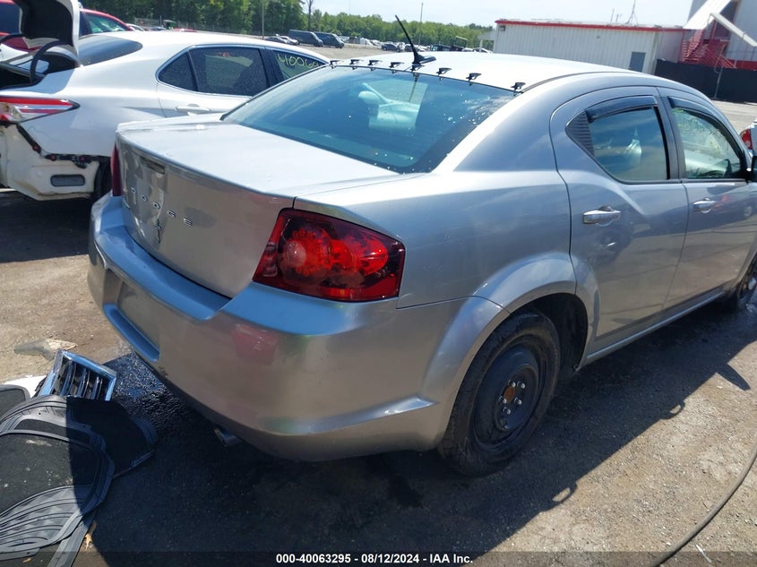 2013 DODGE AVENGER SE V6 - 1C3CDZAG3DN748725