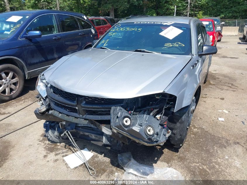 1C3CDZAG3DN748725 2013 Dodge Avenger Se V6