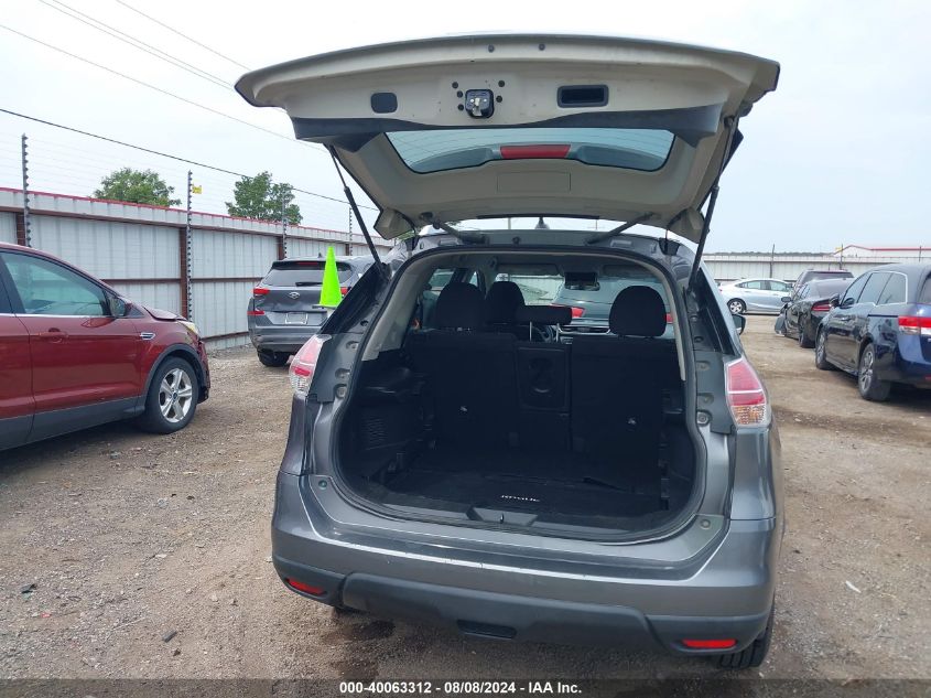 2016 Nissan Rogue S VIN: KNMAT2MV8GP623395 Lot: 40063312