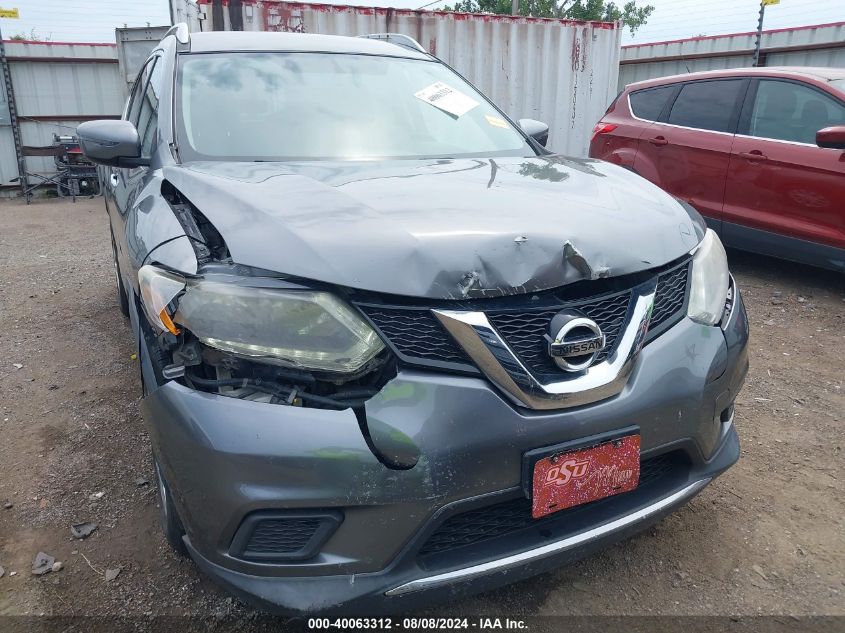 2016 Nissan Rogue S VIN: KNMAT2MV8GP623395 Lot: 40063312