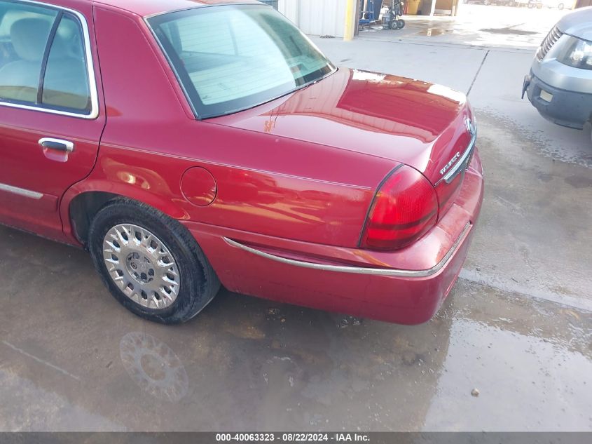 2003 Mercury Grand Marquis Gs VIN: 2MEFM74W93X681592 Lot: 40063323