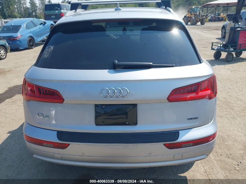 2019 Audi Q5 45 Premium VIN: WA1BNAFY0K2056857 Lot: 40063339