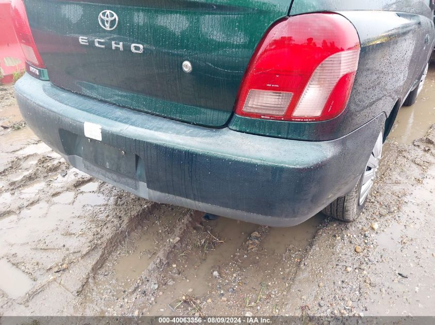 2002 Toyota Echo VIN: JTDAT123420226621 Lot: 40063356