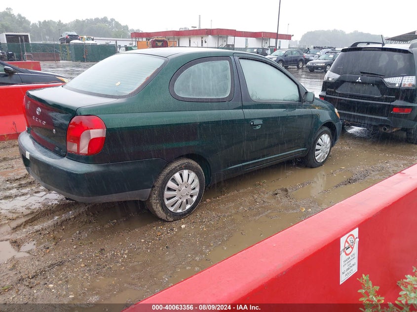 2002 Toyota Echo VIN: JTDAT123420226621 Lot: 40063356