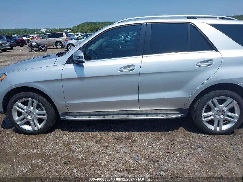 2014 Mercedes-Benz Ml 350 4Matic VIN: 4JGDA5HB8EA325669 Lot: 40063384