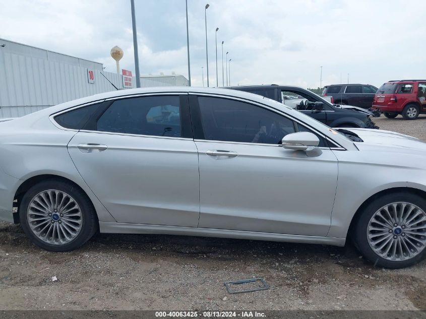 2016 Ford Fusion Titanium VIN: 3FA6P0K9XGR207383 Lot: 40063425