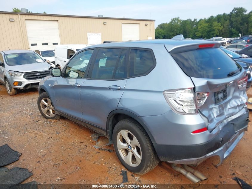 2012 BMW X3 xDrive28I VIN: 5UXWX5C53CL717942 Lot: 40063430