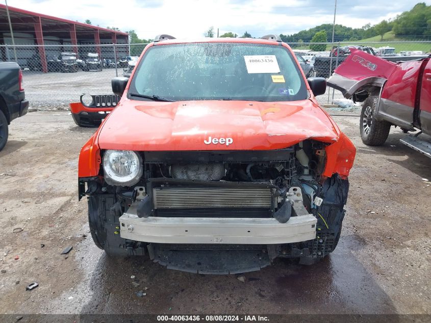 2017 Jeep Renegade Sport Fwd VIN: ZACCJAAB0HPE52911 Lot: 40063436