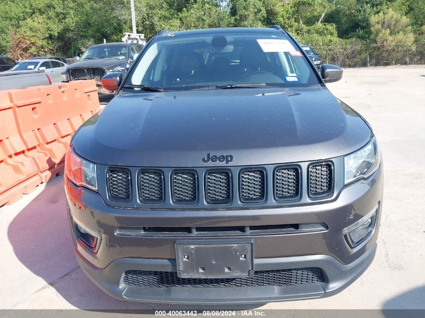 2021 Jeep Compass Altitude Fwd VIN: 3C4NJCBB5MT587291 Lot: 40063442