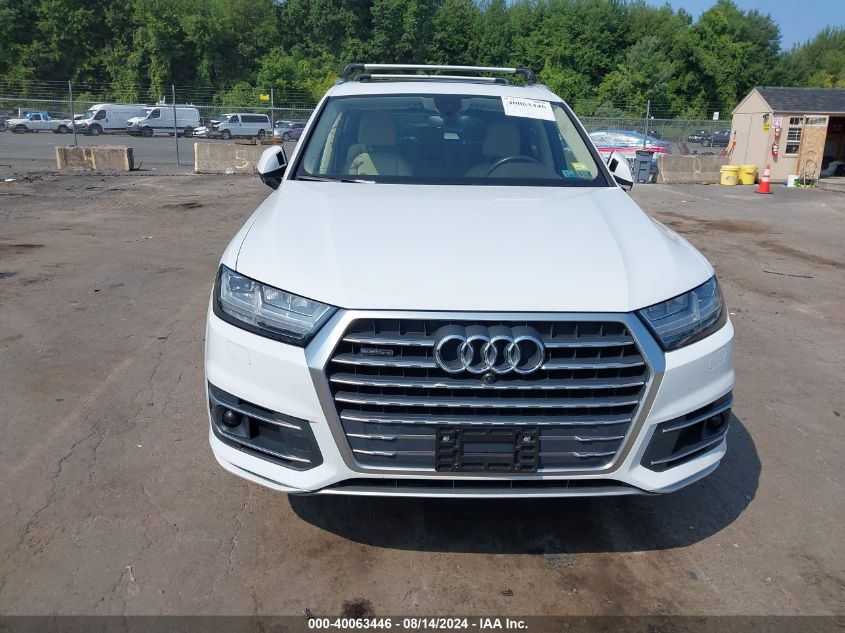 2019 Audi Q7 45 Premium/45 Se Premium VIN: WA1LHAF70KD015250 Lot: 40063446