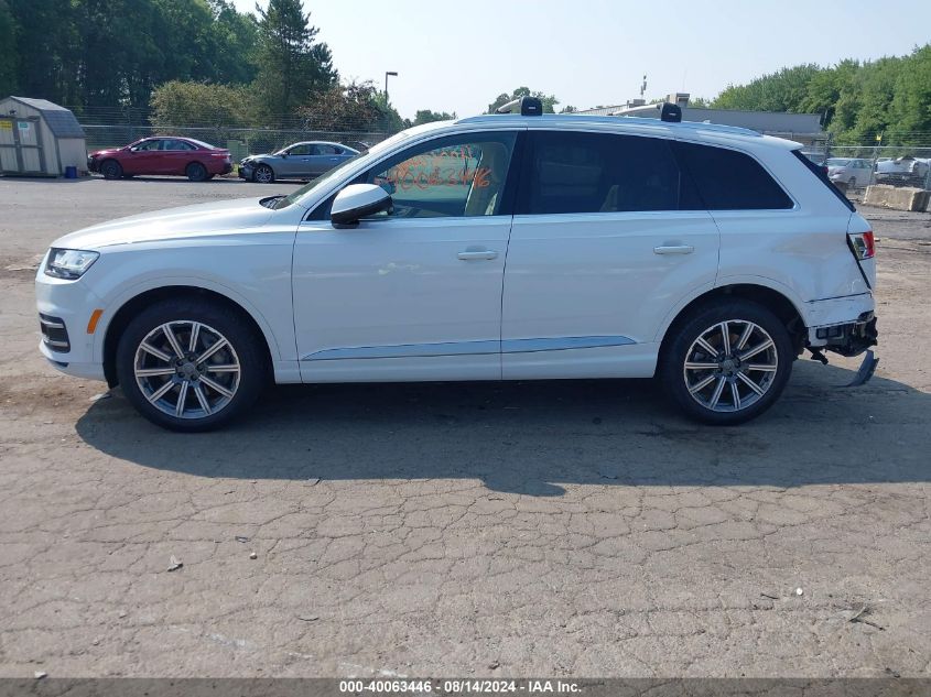 2019 Audi Q7 45 Premium/45 Se Premium VIN: WA1LHAF70KD015250 Lot: 40063446