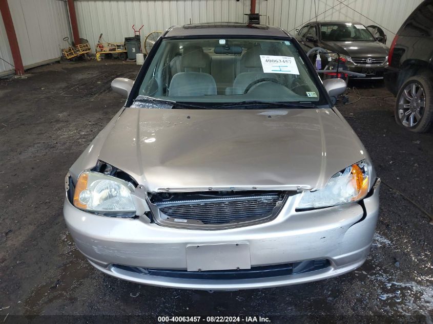 2002 Honda Civic Ex VIN: 1HGES267X2L064033 Lot: 40063457