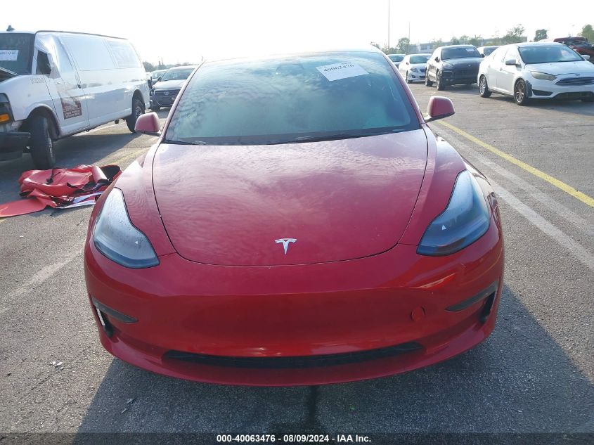 2022 Tesla Model 3 Long Range Dual Motor All-Wheel Drive VIN: 5YJ3E1EB4NF264913 Lot: 40063476