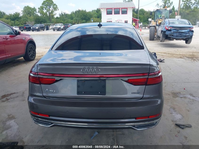 2019 Audi A8 L 55 VIN: WAU8DAF89KN004321 Lot: 40063545