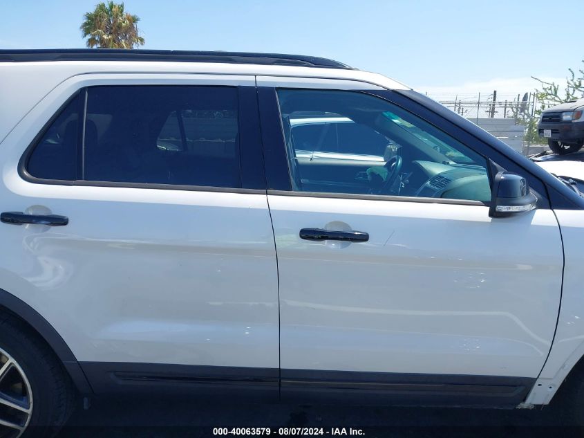 2016 Ford Explorer Sport VIN: 1FM5K8GT1GGD13957 Lot: 40063579
