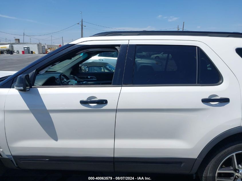 2016 Ford Explorer Sport VIN: 1FM5K8GT1GGD13957 Lot: 40063579