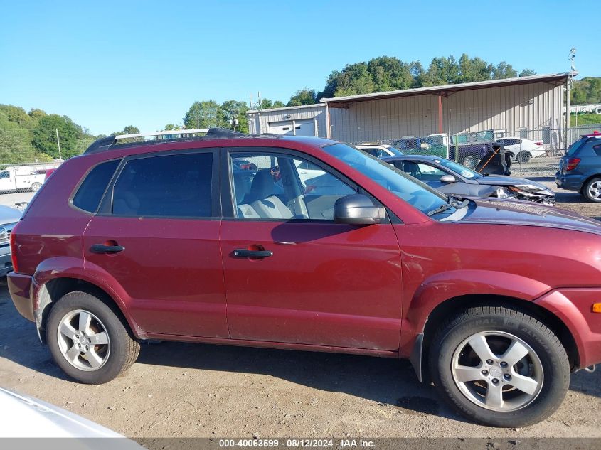 2007 Hyundai Tucson Gls VIN: KM8JM72B47U636516 Lot: 40063599