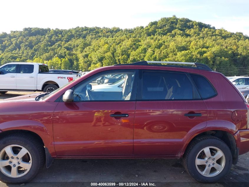 2007 Hyundai Tucson Gls VIN: KM8JM72B47U636516 Lot: 40063599