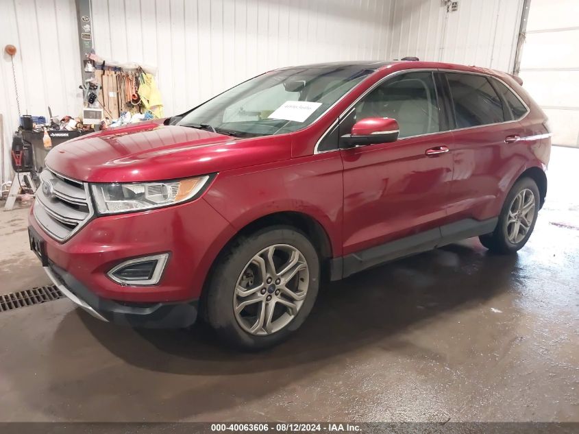 2FMTK4K80FBB13337 2015 FORD EDGE - Image 2