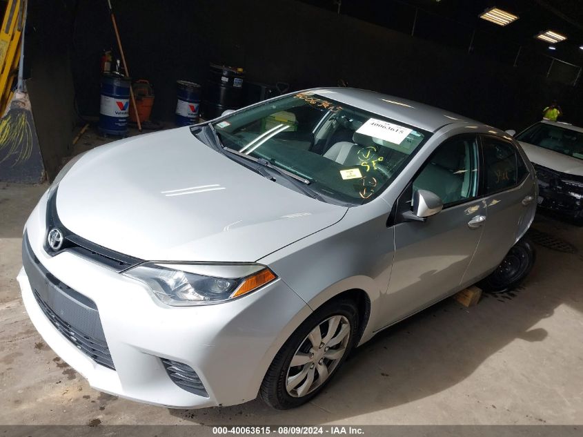 2014 TOYOTA COROLLA LE - 2T1BURHE2EC109879