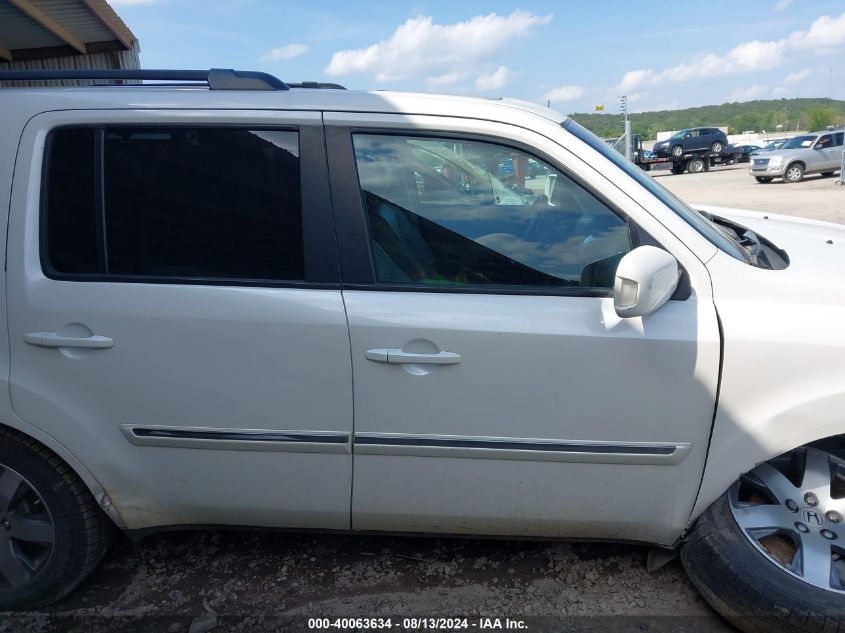 2013 Honda Pilot Touring VIN: 5FNYF4H98DB056061 Lot: 40063634