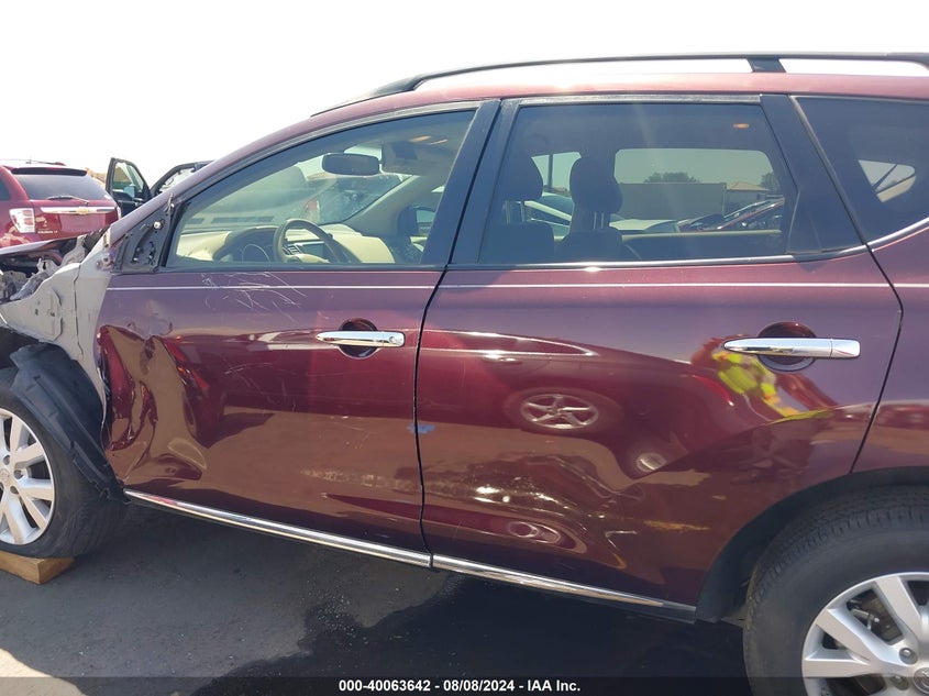 2014 Nissan Murano Le/S/Sl/Sv VIN: JN8AZ1MU3EW405274 Lot: 40063642