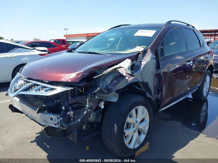 2014 Nissan Murano Le/S/Sl/Sv VIN: JN8AZ1MU3EW405274 Lot: 40063642