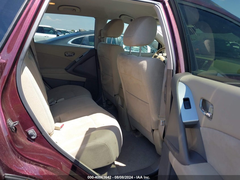 2014 Nissan Murano Le/S/Sl/Sv VIN: JN8AZ1MU3EW405274 Lot: 40063642