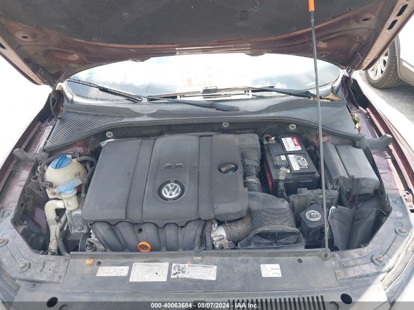 2013 Volkswagen Passat 2.5L S VIN: 1VWAH7A35DC045161 Lot: 40063684