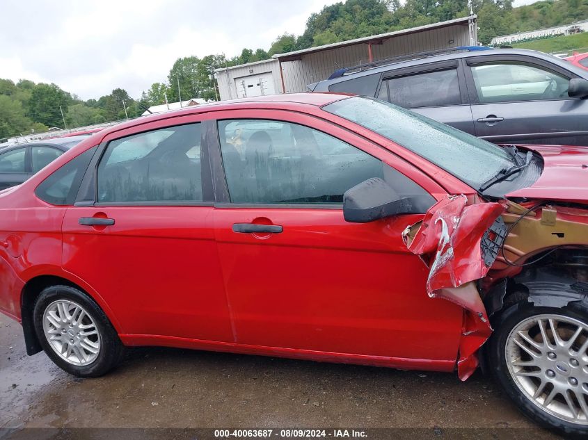 2010 Ford Focus Se VIN: 1FAHP3FN7AW161596 Lot: 40063687