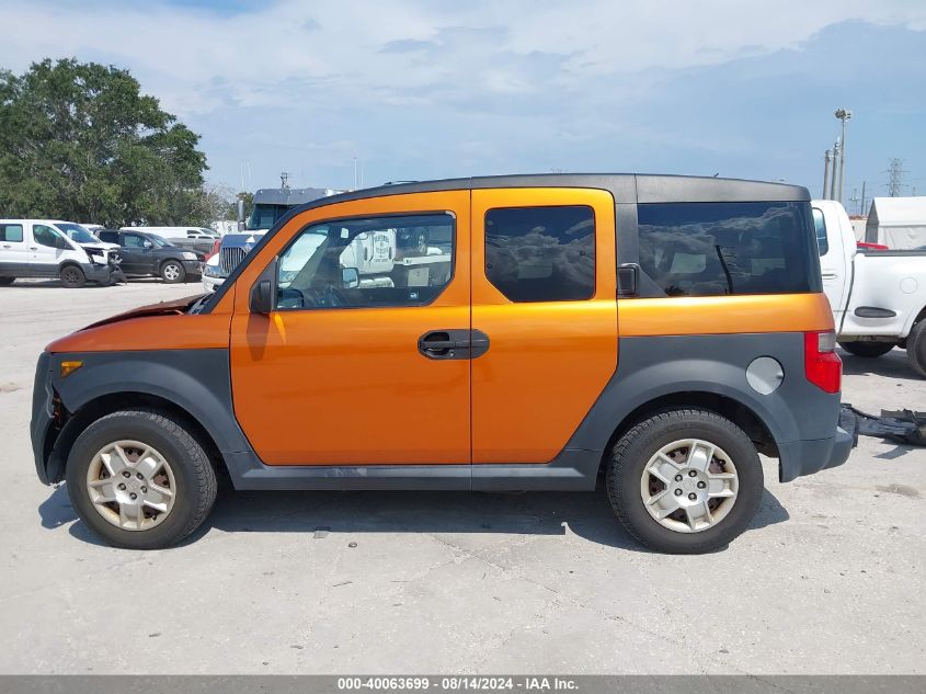 2007 Honda Element Lx VIN: 5J6YH283X7L002962 Lot: 40063699