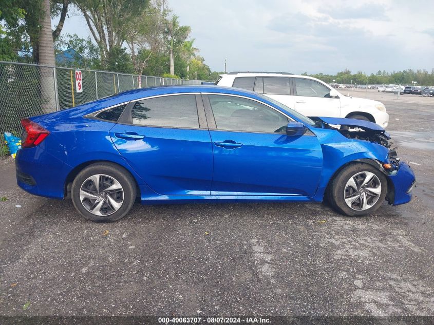 2020 Honda Civic Lx VIN: 19XFC2F65LE006333 Lot: 40063707