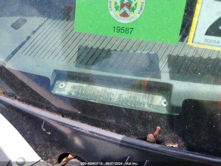 1993 Chevrolet Gmt-400 C1500 VIN: 1GCDC14Z1PZ124209 Lot: 40063710