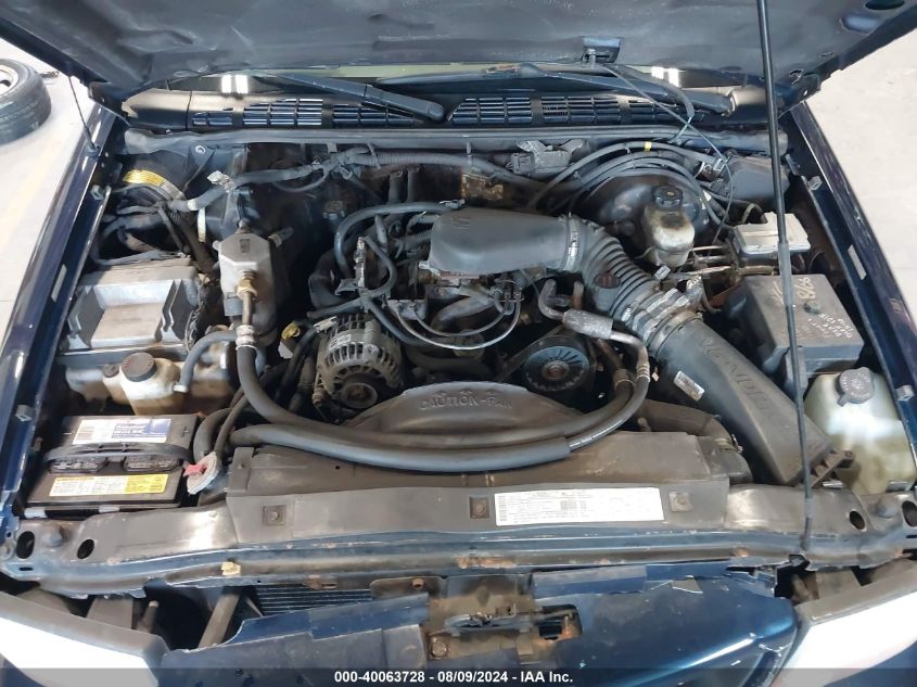 2001 GMC Sonoma Sls VIN: 1GTDT19W118130331 Lot: 40063728