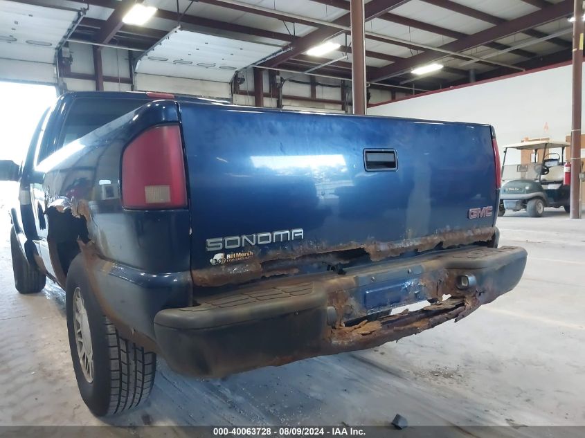 2001 GMC Sonoma Sls VIN: 1GTDT19W118130331 Lot: 40063728