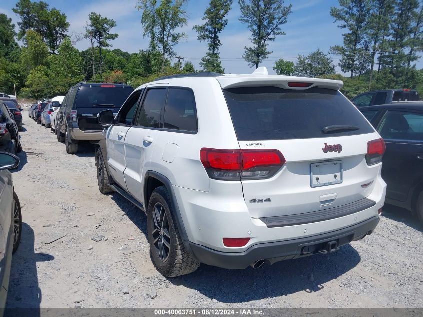 2018 Jeep Grand Cherokee Trailhawk 4X4 VIN: 1C4RJFLT0JC223197 Lot: 40063751