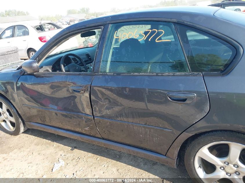 2009 Subaru Legacy 2.5I VIN: 4S3BL616797216941 Lot: 40063772