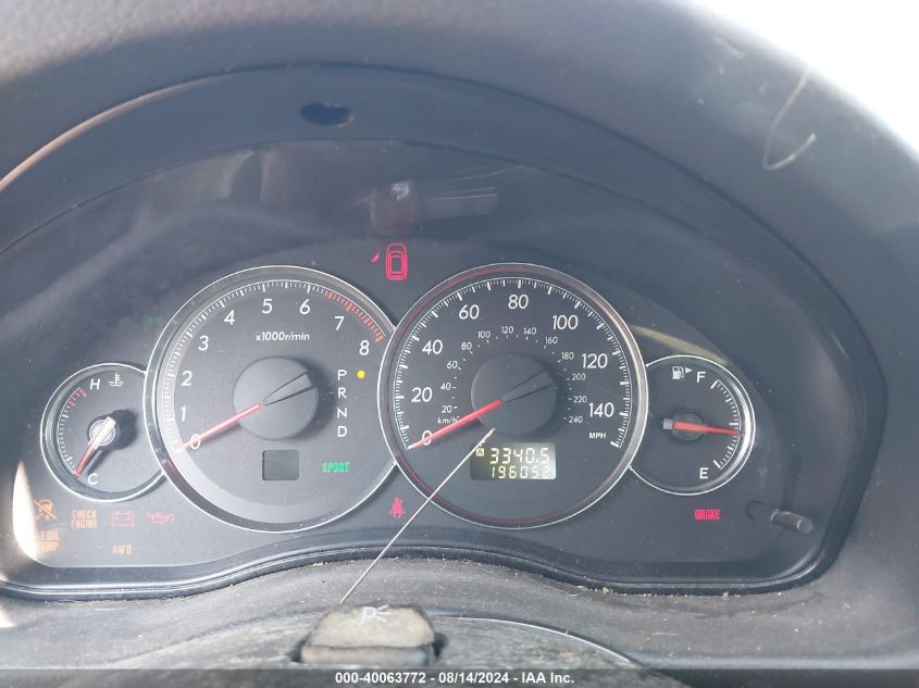 2009 Subaru Legacy 2.5I VIN: 4S3BL616797216941 Lot: 40063772