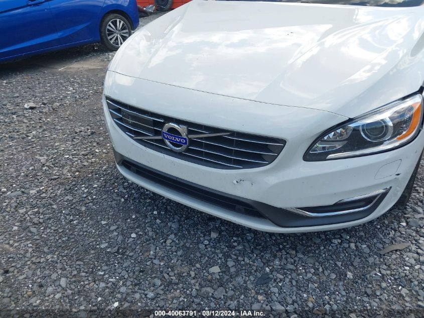 2015 Volvo S60 T5 Platinum VIN: YV1612TM8F2334706 Lot: 40063791