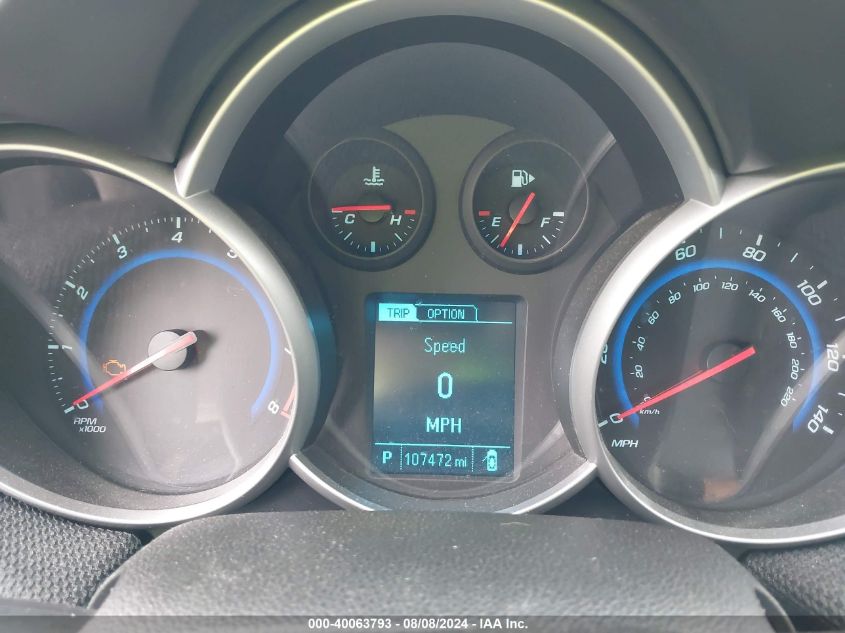 2015 Chevrolet Cruze Lt VIN: 1G1PC5SB7F7288058 Lot: 40063793