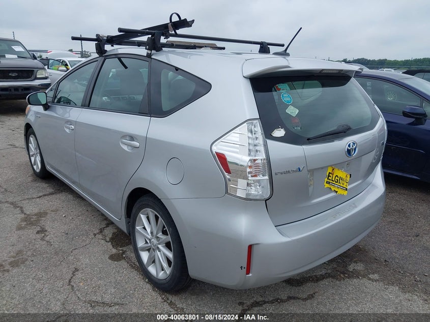 2012 Toyota Prius V Five VIN: JTDZN3EU8C3057944 Lot: 40063801