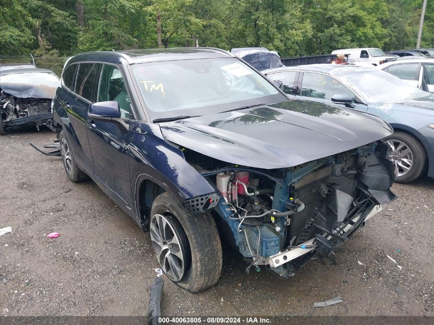 2020 TOYOTA HIGHLANDER HYBRID XLE - 5TDHBRCH9LS512988