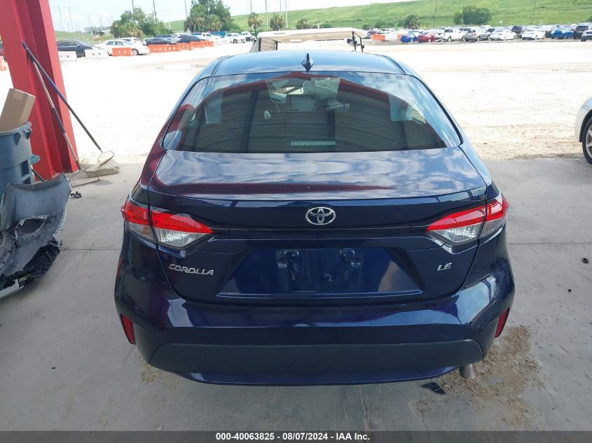 2021 Toyota Corolla Le VIN: 5YFEPMAE6MP190756 Lot: 40063825