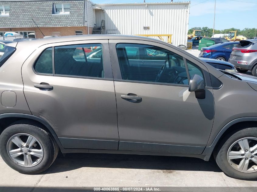 2020 Chevrolet Trax Fwd Ls VIN: KL7CJKSB5LB349827 Lot: 40063885