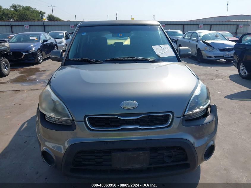 2012 Kia Soul + VIN: KNDJT2A60C7458367 Lot: 40063958