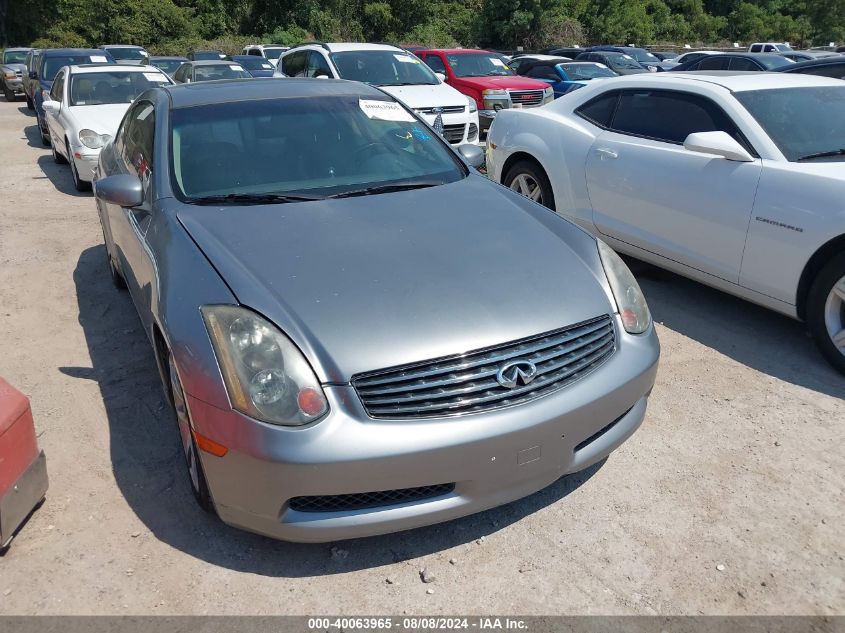 2004 Infiniti G35 VIN: JNKCV54E24M825391 Lot: 40063965